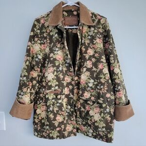 Vintage Ralph Lauren Jeans Chore Women's Size S Corduroy Barn Coat Countryside